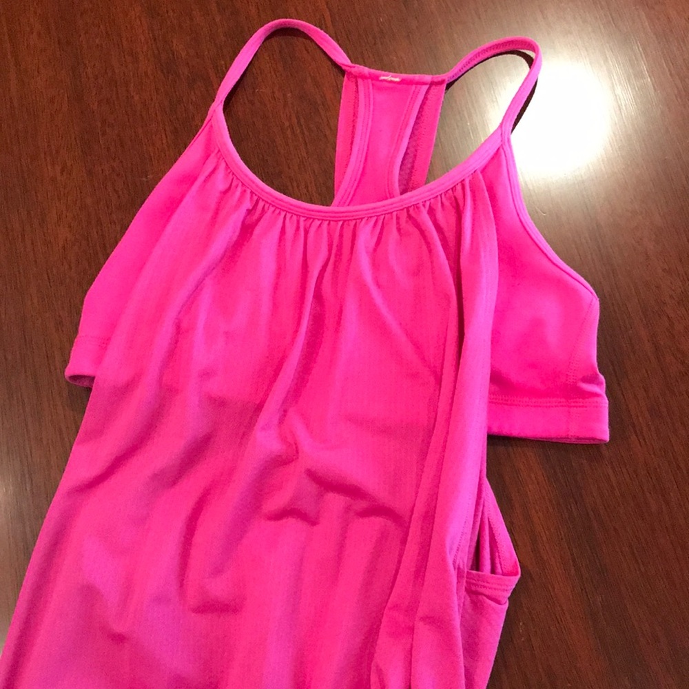 Lululemon no limits tank pink size 6